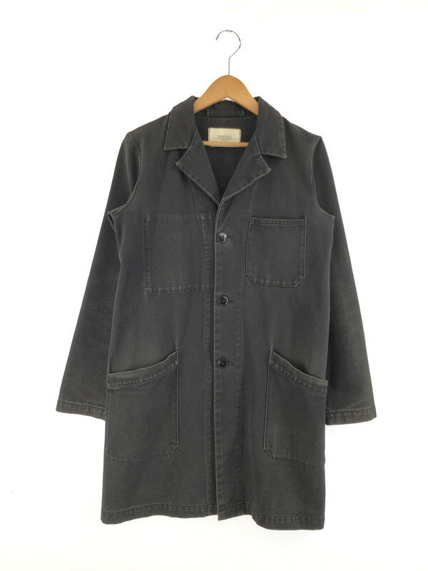 【中古】【メンズ】ZUCCA TRAVAIL LONG COTTON JACKET ZU33FA009 ズッカ トラバイユ ロングコットンジャケット ライトアウター サイズ：0 カラー：ブラック 黒 万代Net店