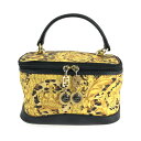 【中古】【レディース】GIANN VERSACE VANITY POUCH ジャンニ ヴェルサーチェ バニティーポーチ メイクポーチ 小物入れ サイズ:約13....