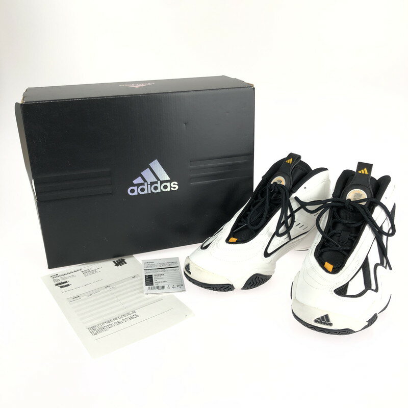 【中古】【メンズ】adidas CRAZY 97 GX9658 アディダス クレイジー97 スニーカー 靴 サイズ：27.5cm US 9.5 カラー：WHITE/BLACK 万代Net店