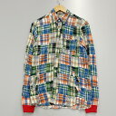 yÁzyYzSOPHNET 18AW PATCH WORK FLANNEL CHECK RIBBED B.D SHIRT SOPH-189083 \tlbg pb`[N tl`FbNVc TCYFS J[F}`J[ NetX