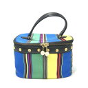【中古】【レディース】GIANNI VERSACE VANITY BAG ジャンニ ヴェルサーチ バニティバッグ カバン ハンドバッグ サイズ:約12.5×21...