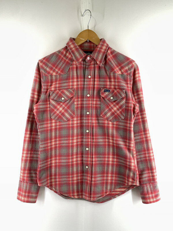 šۡڥ󥺡NHOOLYWOOD  WRANGLER LONG SLEEVE WESTERN CHECK SHIRT ̥ϥꥦå 󥰥顼 Ĺµ  å ͥ륷 S 顼ԥ󥯷 NetŹ