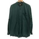 【中古】【メンズ】FLEGERANCE フレジュランス シャツ サイズ：L カラー：GREEN 万代Net店