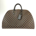 【中古】【メンズ/レディース】LOUIS VUITTON ダミエ リベラGM N41432 ルイヴィトン カバン ボストンバッグ トラベルバッグ サイズ：約31×48×31cm カラー：エベヌ 万代Net店