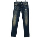 【中古】【メンズ】DSQUARED2 S74LA0495 ディースクエアード デニムパンツ 表記サイズ：44 カラー：INDIGO 万代Net店