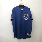 【中古】MAJESTIC マジェスティック SAMMY SOSA サミー・ソーサ シカゴ・カブス 1998 スローバック 代替ベースボール ジャージ 半袖 Tシャツ トップス サイズ：不明 カラー：ブルー 青 付属品：なし 万代Net店