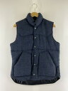 【中古】【メンズ】HARRIS TWEED 90S DOWN VEST ハリスツイード ダウンベスト ジャケット アウター 紫タグ 万代Net店