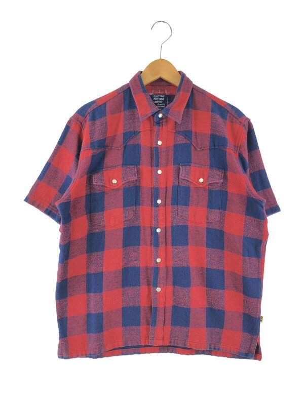 yÁzyYzELECTRIC COTTAGE S/S FLANNEL SHIRT GNgbNRe[W V[gX[u tlVc  gbvX TCYFM J[Fbh/u[ NetX