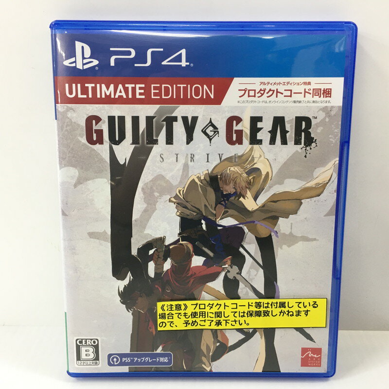 yÁzylR|XszGUILTY GEAR -STRIVE- Ultimate Edition -AeBbgGfBV PS4 \tg Q[ NetX