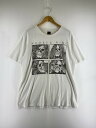 楽天万代Net店【中古】【メンズ】NUMBER NINE NIGHT CRAWLER期 LED ZEPPELIN ナンバーナイン プリントTシャツ ティーシャツ ダメージ加工 サイズ：5 カラー：ホワイト 万代Net店