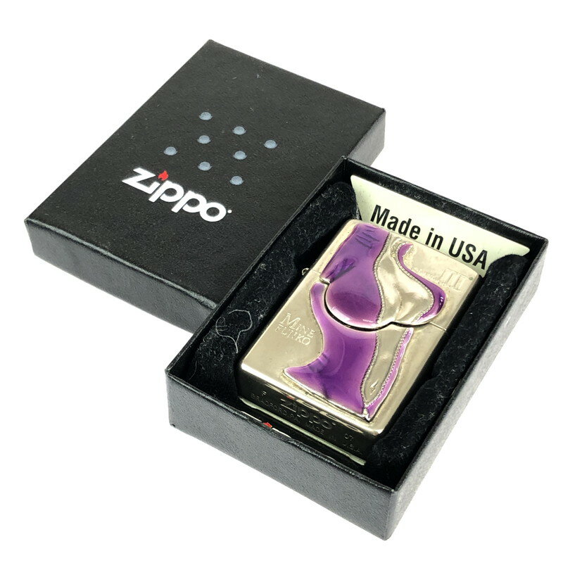 【中古】【メンズ/レディース】ZIPPO LUPIN THE THIRD 峰不二子 SPECIAL EDITION FUJIKO 2008ver ジッポ ルパン三世 別注 コラボ 2007年製造 ライター 喫煙具 インサイドユニット2007年製 サイ…