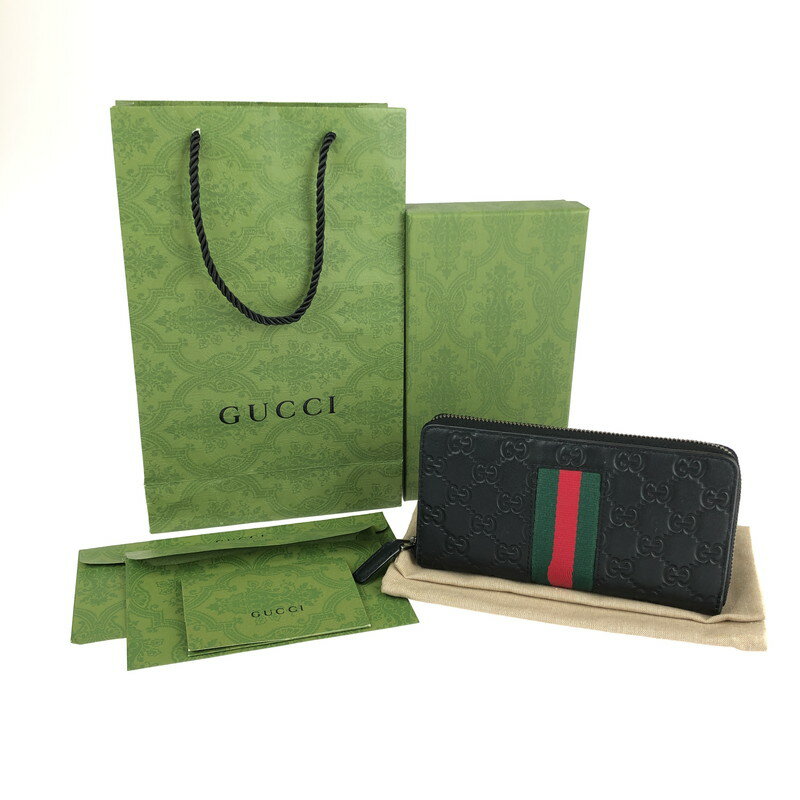 【中古】【メンズ/レディース】GUCCI GGスープーリーム ラウンドファスナーウォレット 408831-2778 グ..