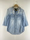 【中古】【メンズ】N(N) BY NUMBER INE DENIM WESTERN SHIRT エヌエヌバイナンバーナイン フード付き デニムウエスタンシャツ ...