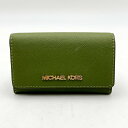 【中古】【レディース】MICHAEL KORS マイケルコース カードケース 名刺入れ サイズ：下記参照 カラー：カーキ 万代Net店