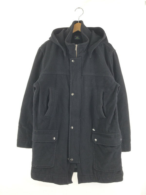 【中古】【メンズ】LACOSTE WOOLJACKET F6016 ラコステ ウールジャケット アウター サイズ:52/5 カラー:ブラック 黒 万代Net店 146-230730-mo-33-tag