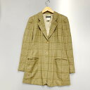 【中古】【メンズ】GIORGIO ARMANI 2B JACKET ジョルジオ アルマーニ テーラードジャケット アウター サイズ：38 カラー：ベージュ系 万代Net店