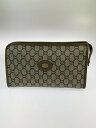 【中古】【メンズ/レディース】GUCCI グッチ GGプラス セカンドバッグ ヴィンテージ カバン 鞄 サイズ： カラー：グレー系 万代Net店