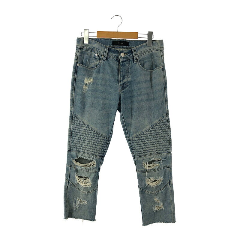 yÁzyYzSTAMPD DISTRESSED MOTO DENIM X^vh fBXgXh g fjpc {gX TCYF28 J[FCgCfBS NetX