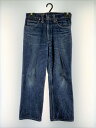 楽天スーパーSALE 50%OFF〜【中古】【メンズ】 Levi's 630 0217 80S デニムパンツ ボタン裏275 オレンジタブ ベルギー製 リーバイ...