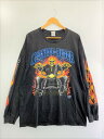 【中古】【メンズ】 AAA MIDNITE RIDER L/S TEE トリプルエー 長袖Tシャツ トップス サイズ：XL カラー：ブラック 万代Net店