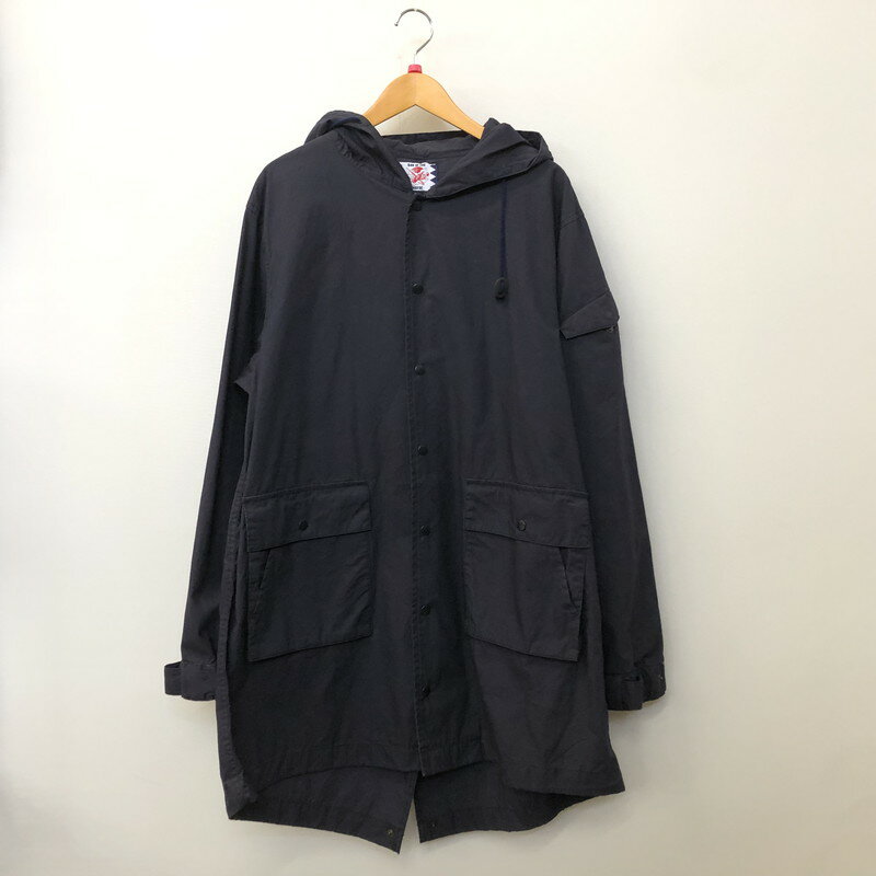 【中古】【メンズ】SON OF THE CHEESE サノバチーズ SC1810-JK05 MODS COAT モッズ コート アウター サイズ：L カラー：ネイビー 紺 万代Net店