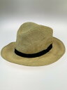 【美中古品】【メンズ】KIJIMA TAKAYUKI PAPER CLOTH SOFT HAT E-010B-27 キジマ タカユキ ハット 帽子 サイズ：2 カラー：ベージュ 万代Net店