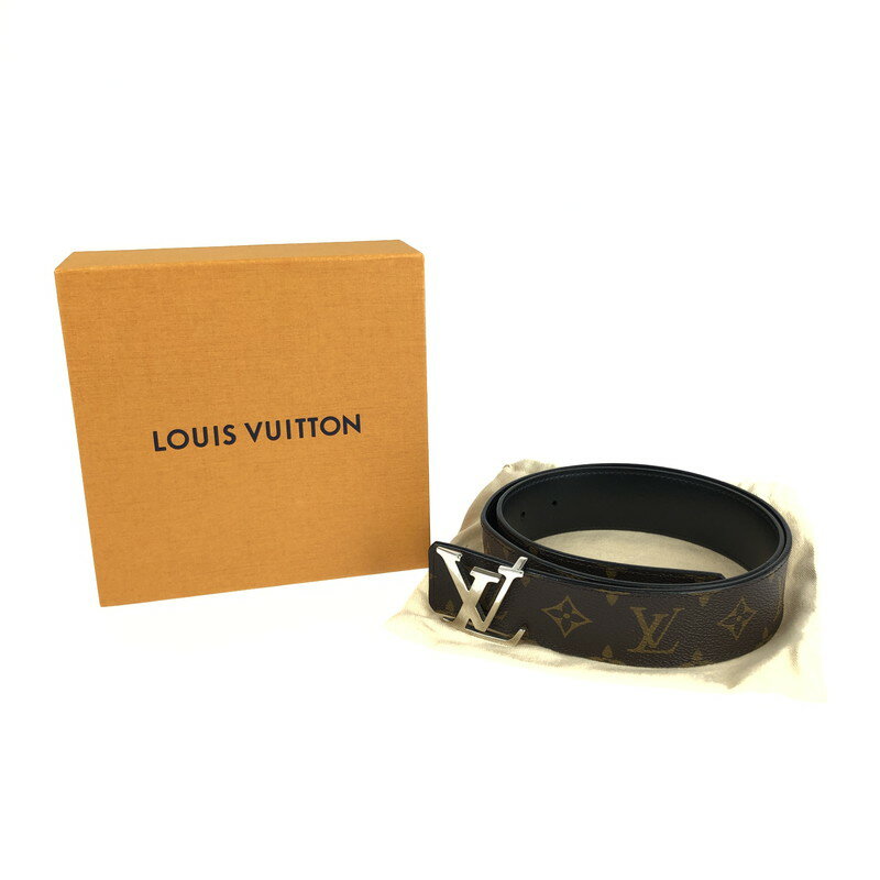 【中古】【メンズ】LOUIS VUITTON モノグラム サンチュール LV イニシアル 40MM M9821 ルイヴィトン リバーシブルベルト 服飾雑貨 アクセサリー サイズ：約102.5×4cm 万代Net店