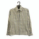 【中古】【レディース】Aquascutum アクアスキュータム 長袖シャツ トップス アウター ブランド 古着 サイズ:36 カラー:チェック柄 170-230...