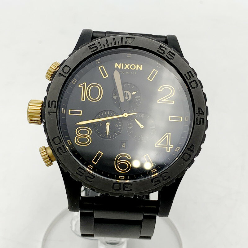【中古】【メンズ/レディース】NIXON SIMPLIFY THE 51-30 CHRONO ニクソン 時計 ウォッチ 腕時計 カラー：ブラック 万代Net店