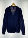 【中古】【メンズ】STUSSY WOOL ZIP CARDIGAN ステューシー ウール ジップカーディガン サイズ：L カラー：ネイビー 万代Net店