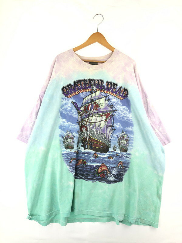 LIQUID BLUE GRATEFUL DEAD SHIP OF FOOLS TIE-DYE T-SHIRT リキッドブルー グレートフルデッド シップオブフールズ タイダイTシャツ 半袖 トップス サイズ：表記なし 下記参照 万代Net店