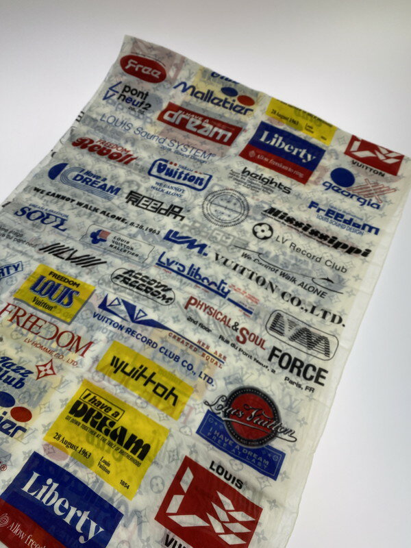 【中古】【メンズ/レディース】LOUIS VUITTON MP2416 ルイヴィトン エトール モノグラム ロゴ ストール カラー：ホワイト系 万代Net店 179-230924-ab-22-min