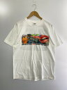 【美中古品】【メンズ】00S ROLLING STONES LICKS WORLD TOUR 2002 03 PRINTED T-SHIRT ANVILボディ ローリングストーンズ プリントTシャツ ティーシャツ サイズ：M カラー：ホワイト 万代Net店