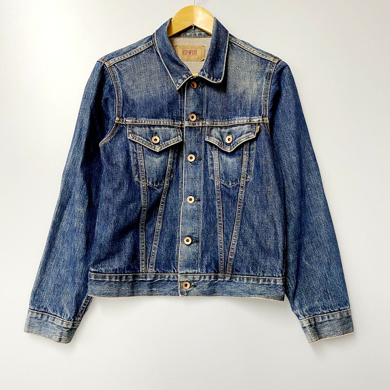 yÁzyYzEDWIN DENIM JACKET 5550-05 GhEB fjWPbg AE^[ TCYFM J[FCfBS NetX