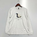 【中古】【メンズ】BALLAHOLIC L/S TEE ボーラホリック 長袖 Tシャツ カットソー トップス サイズ：M カラー：グレー 万代Net店