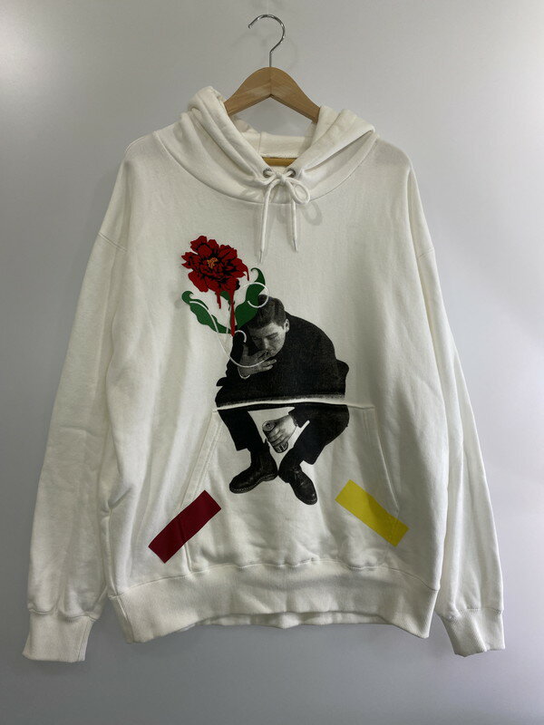 【中古】【メンズ】amok PRINT PULLOVER HOODIE 211RF03 アモク プリント プルオーバー フーディー パーカー トップス サイズ：M カラー：ホワイト 万代Net店