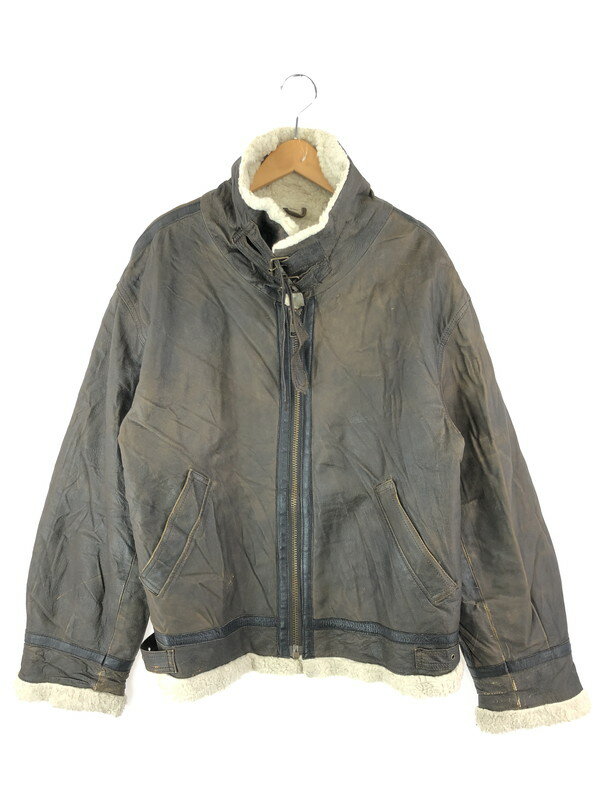 yÁzyYzUNKNOWN VINTAGE LEATHER FLIGHT JACKET Be[W U[tCgWPbg AE^[ TCYFL J[FuE NetX