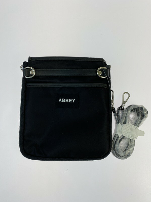 【美中古品】【メンズ/レディース】ABBEY SHOULDER BAG オリジナルコラボ ナイロン シザーケース ショルダーバッグ カバン 鞄 カラー：ブラック 万代Net店