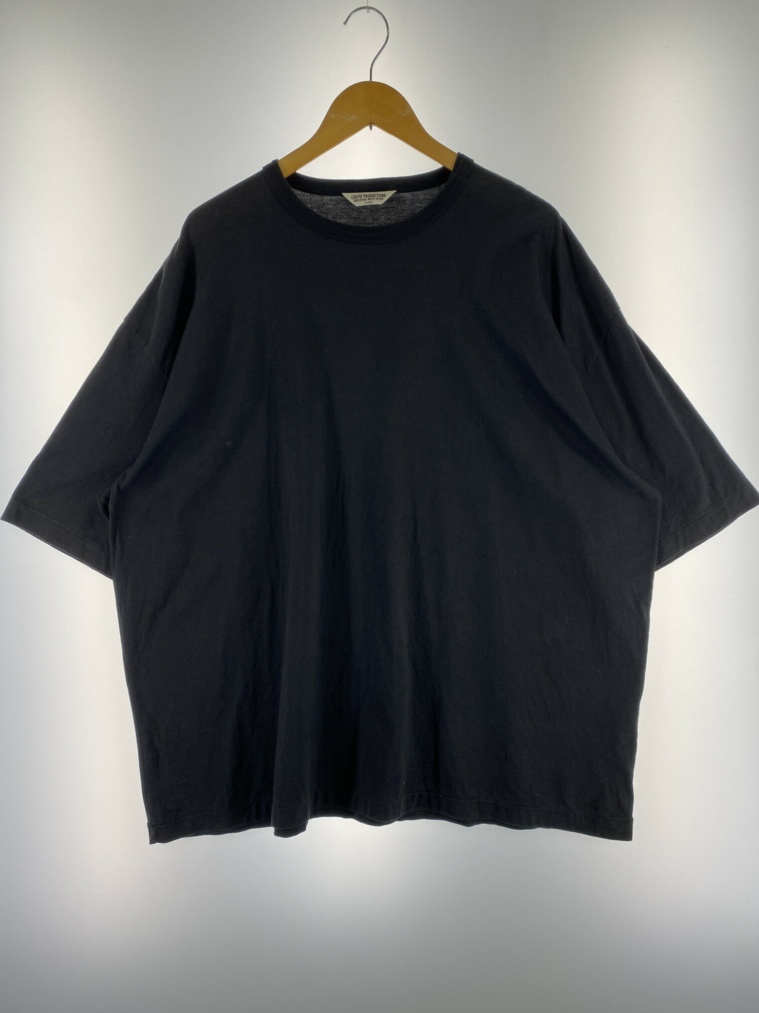 【中古】【メンズ】 COOTIE PRODUCTIONS OVERSIZED S/S TEE クーティープロダクションズ オーバーサイズ Tシャツ 半袖シャツ トップス サイズ:L カラー:ブラック 黒 万代Net店 142-231009-me-07-min
