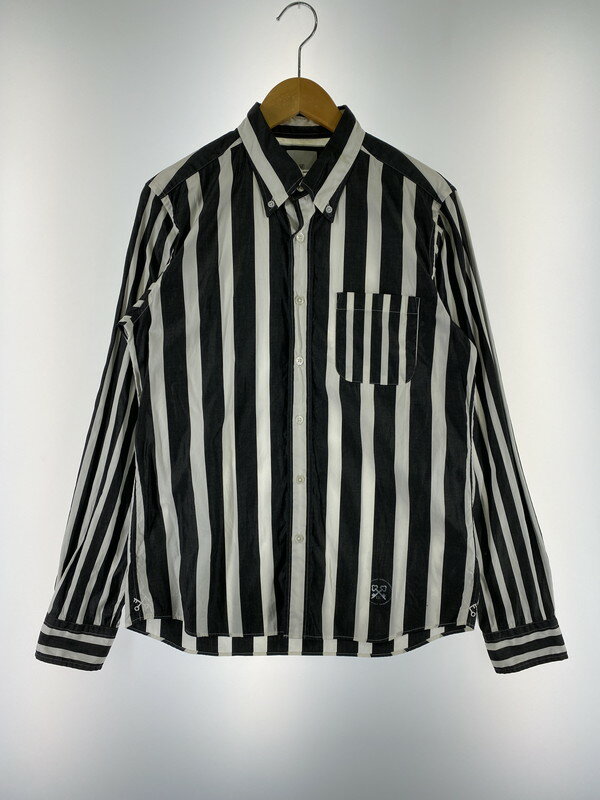 šۡڥ󥺡uniform experiment ˥ե२ڥ UE-140041 COTTON STRIPE SHIRT åȥ ȥ饤ץ Ĺµ 2 顼졼/ۥ磻 NetŹ