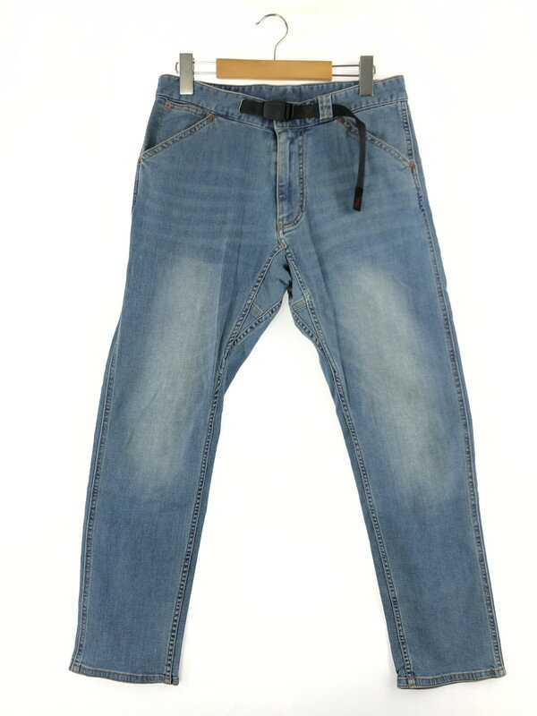 【中古】【メンズ】GRAMICCI × Mt Design 3776 MOUTAIN DENIM PANTS GMP3-S2012 グラミチ マウントデザイン3776 別注 コラボ マウンテン デニムパンツ ボトムス サイズ：S カラー：ライトインディゴ 万代Net店