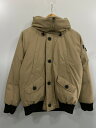 【中古】【メンズ】THE NORTH FACE ザノースフェイス 茶タグ 80S DOWN JACKET フード付き ダウンジャケット アウター サイズ：90 カラー：ベージュ 万代Net店