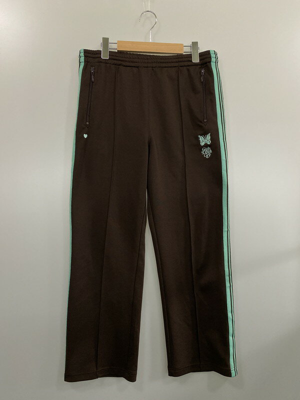 【中古】【メンズ】 NEEDLES GIRLS DON'T CRY HM411 渋谷パルコ 2G抽選販売限定 TRACK PANTS ニードルス ガールズ ドント クライ トラックパンツ ボトムス サイズ:M カラー:ブラウン/ミント 万代Net店 151-231026-me-42-min
