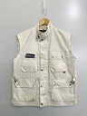 【中古】【メンズ】 BELSTAFF 推定80年代 ナイロンベスト ベルスタッフ サイズ：記載なし カラー：オフホワイト 万代Net店