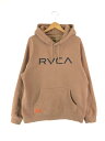 RVCA 21AW IV BIG RVCA HD BB042-018 ルーカ ビッグ ルーカ フーディー トップス プルオーバーパーカー サイズ：M カラー：ブラウン 万代Net店