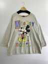 【中古】【メンズ】MICKEY UNLIMITED OVERSIZE PRINTED SWEATSHIRT ミッキーアンリミテッド オーバーサイズ プリントスウェットシャツ トップス カラー：グレー 万代Net店