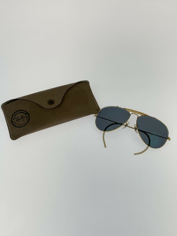 【中古】【メンズ/レディース】B&L社製 Bausch & Lomb ボシュロム RAY-BAN レイバン USA製 ティアドロップ サングラス カラー：フレーム：ゴールド、レンズ:グレー 万代Net店