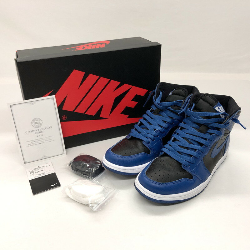 【中古】【メンズ】NIKE AIR JORDAN 1 RETRO HIGH OG ”DARK MARINA BLUE” 555088-404 ナイキ エア ジョーダン 1 レトロ ハイ オリジナル ダークマリーナブルー スニーカー シューズ 靴 サイズ：27.0cm US 9 カラー：ブルー/ブラック 万代Net店