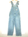 【中古】【メンズ】Carhartt DENIM OVERALL 0089-097 ACH-0863 カーハート デニムオーバーオール ボトムス パンツ サイズ：32 カラー：ライトインディゴ 万代Net店