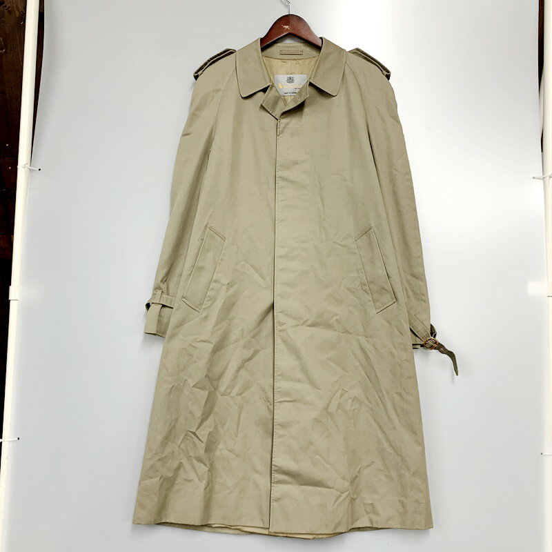 【中古】【メンズ】Aquascutum アクアスキュータム AQUA5 トレンチコート アウター サイズ：下記参照 カラー：ベージュ 万代Net店